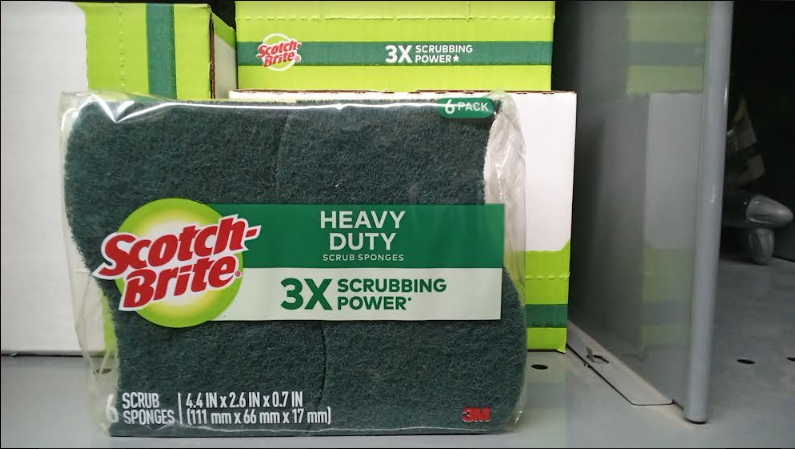 Scotch Brite 426 Heavy Duty Scrub Sponges, 6Pcs / Pack
