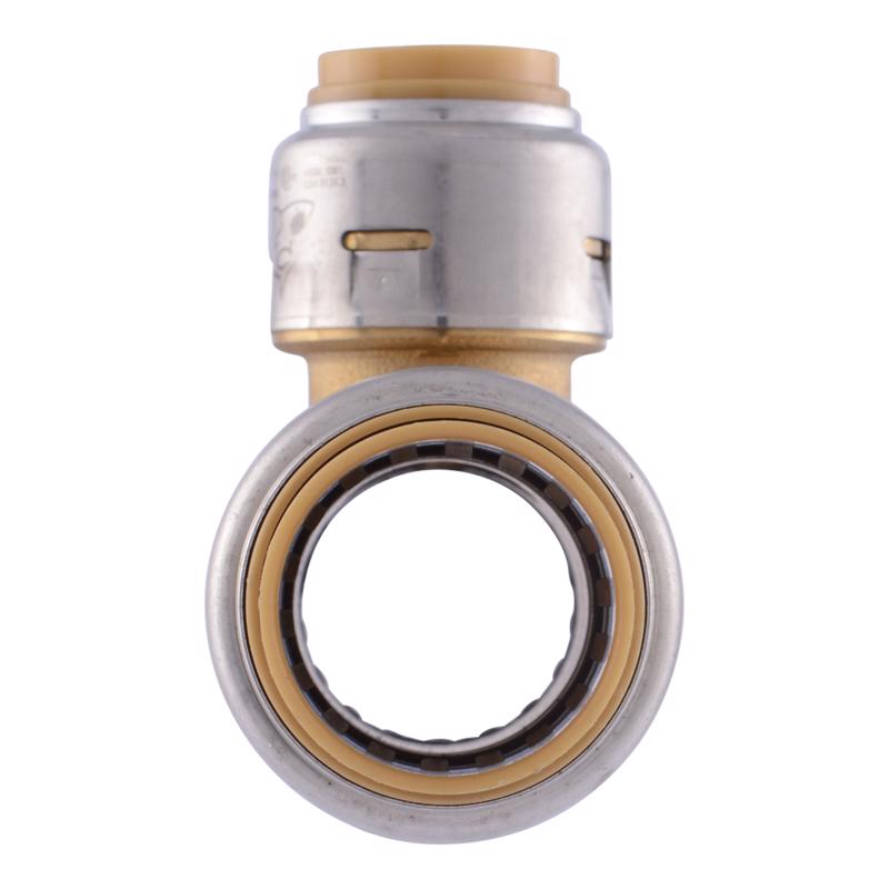 SharkBite UR412A Push Brass Reducing Tee, 3/4 inch Push X 3/4 inch. D