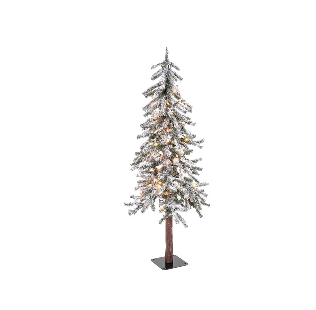 Gerson 2496400 Slim LED Alpine Christmas Tree, 4 Feet