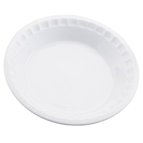 HIC 98033 Porcelain Pie Plate, 10.5"