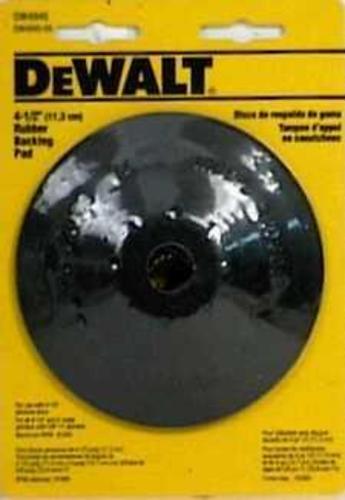 DeWalt DW4945 Sander/Polisher Backing Pad - Rubber 4-1/2"
