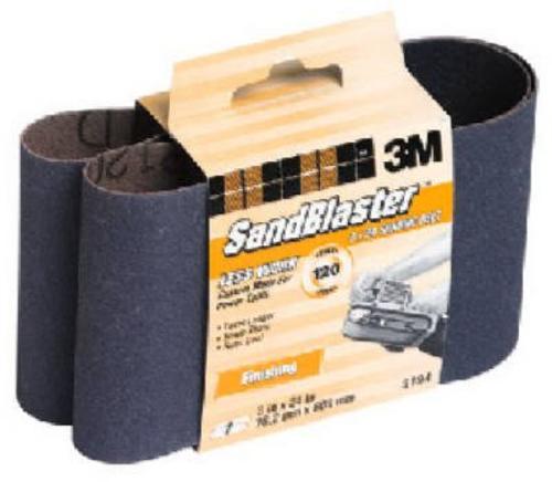 3M 9194NA Sanding Belt 3''x24'', 120 Grit, Fine