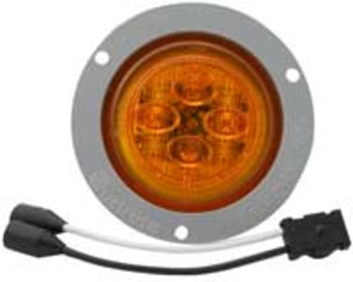 Truck-Lite 82847 8-LED 10-Series Round Clearance/Marker Lamp, Amber