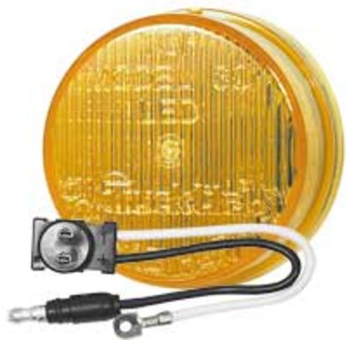 Truck-Lite 81132 OmniVolt LED 30-Series Clearance/Marker Lamp, Yellow