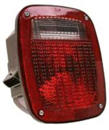 Truck-Lite 81143 LED Universal Multi-Function Lamp, Red/Clear