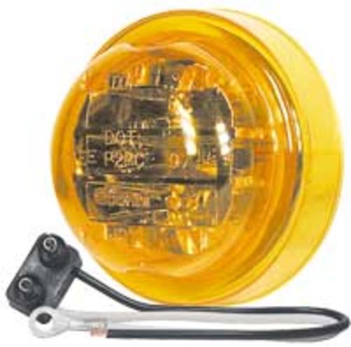 Truck-Lite LED 10-Series PC Rated Clearance/Marker Lamp, 2.5", Yellow
