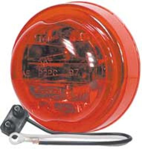 Truck-Lite 81203 LED 10-Series Clearance/Marker LED Lamp, 14 V, Red