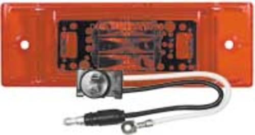 Truck-Lite 81244 LED 21-Series Clearance/Marker Lamp, 12 V, Red