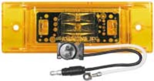 Truck-Lite 81245 LED 21-Series Clearance/Marker Lamp, 12 V, Amber