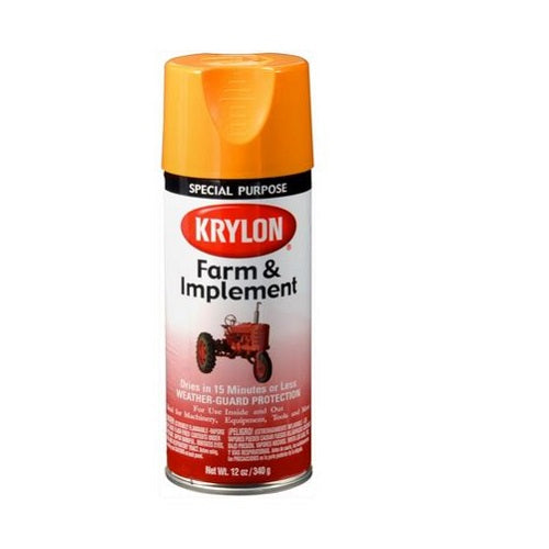 Krylon K05180900 Farm & Implement Spray Paint,12 Oz, School Bus Yellow