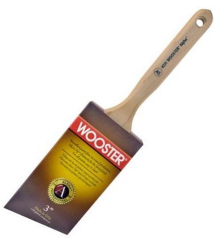 Wooster 4231-3 Alpha Angle Sash Paint Brush, 3"