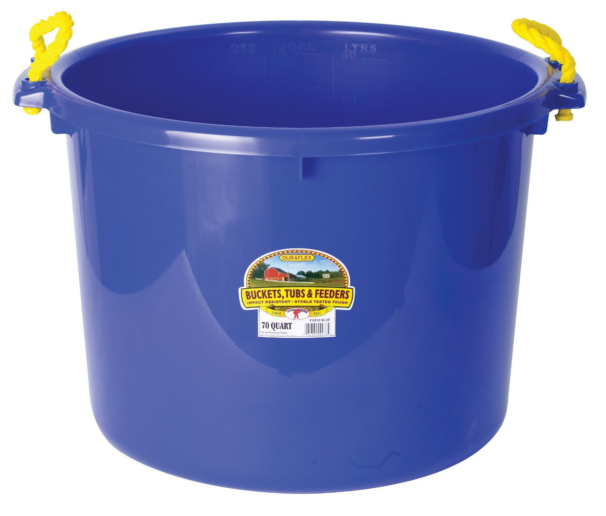 Miller P-SB70 BLUE Muck Tub Polyethylene, Blue