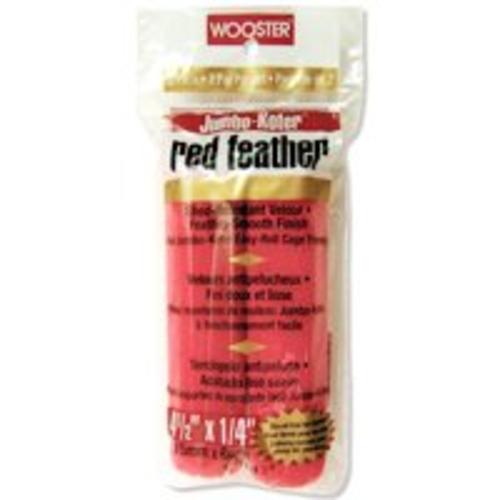 Wooster RR311-4 1/2  Jumbo-Koter Red Feather Roller Cover, 4.5"