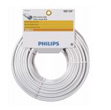 Philips SWV2177W/27 Coaxial Cable, Rg6, White, 100'