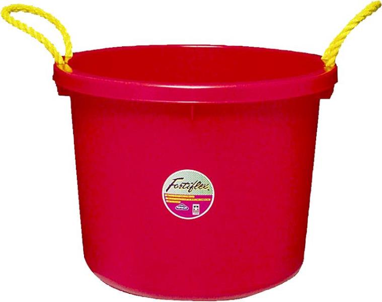 Fortex/Fortiflex MPB-40R Multipurpose Bucket, 8 Gallon, Red