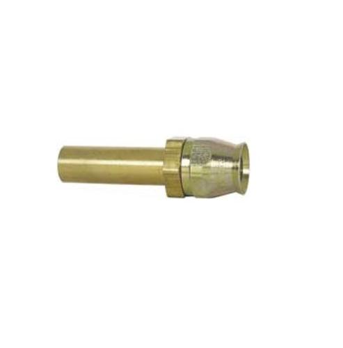 Imperial 92371 Reusable Straight Tube Fitting For PTFE Hose, 1/2"x1/2"
