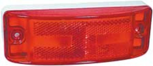 Grote 83967 Field Resealable Turtle-Back II Clearance/Marker Lamp, Red