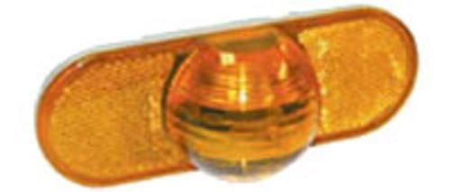 Grote 83996 Male Pin Sealed Oval Side/Turn/Marker Lamp, Yellow