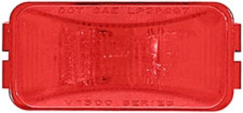 Imperial 81754 Rectangular Incandescent Clearance/Marker Lamp, Red