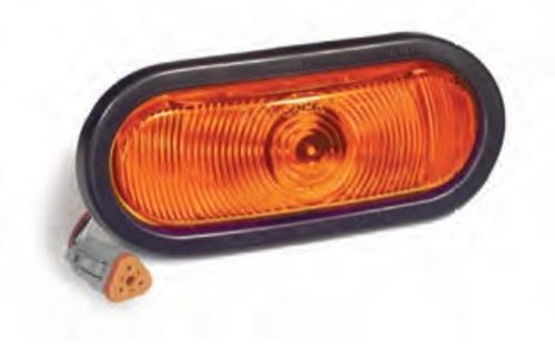 Truck-Lite 81077 Oval Remote Strobe Head Lamp, 12/24 V, Amber