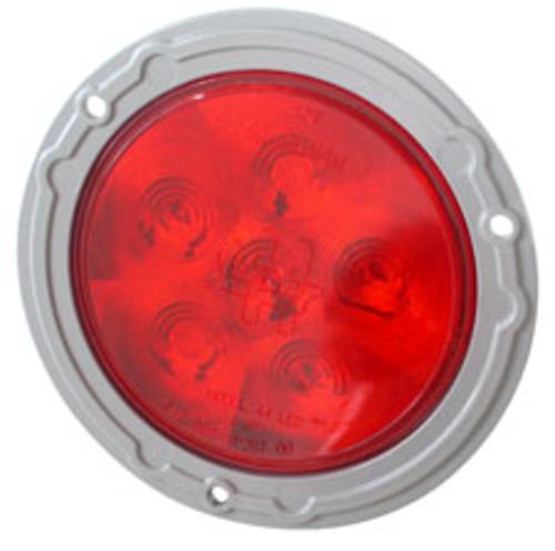 Truck-Lite 81104 6-LED Stop/Turn/Tail Flange Mount Lamp, Red