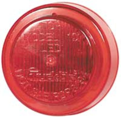 Truck-Lite 81133 LED 10-Series Clearance/Marker Lamp, 2.5", Red