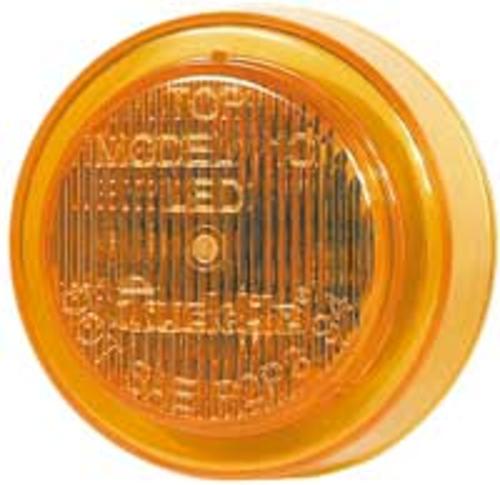Truck-Lite 81134 LED 10-Series Clearance/Marker Lamp, 2.5", Yellow