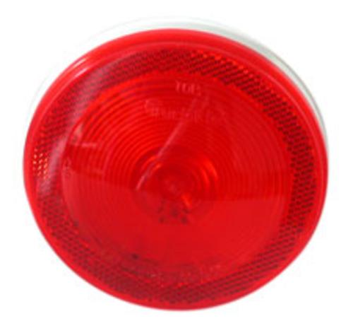 Truck-Lite 81152 40-Series Reflectorized Lens Sealed Lamp, 4", Red