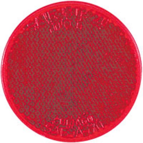 Truck-Lite 81220 Adhesive Mount Reflector #98008R, 2", Red