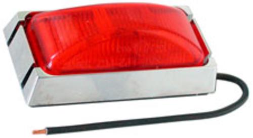 Truck-Lite 81226 15-Series Rectangular Adapter Mount Lamp Kit, Red