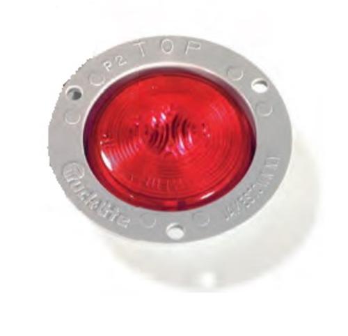 Truck-Lite 81232 30-Series Sealed Clearance/Marker Lamp, 2", Red