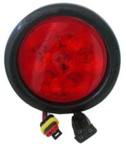 Truck-Lite 81238 6-LED Super-44 Stop/Turn/Tail Lamp Grommet Kit, Red