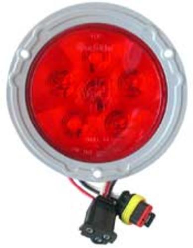 Truck-Lite 81239 6-LED Super-44 Stop/Turn/Tail Lamp Flange Kit, Red