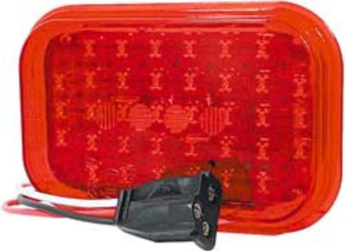 Truck-Lite 81254 45-Series Stop/Turn/Tail LED Lamp, 10-30 V, Red