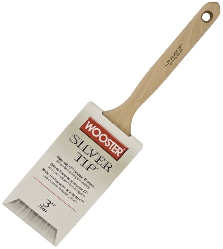 Wooster 5220-3 Silver Tip Flat Sash Paint Brush, 3"