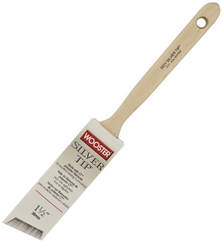 Wooster 5221-1 1/2 Silver Tip Angle Sash Paint Brush, 1.5"