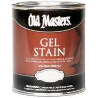 Old Masters 80404 Interior/Exterior Gel Stain Red Mahogany