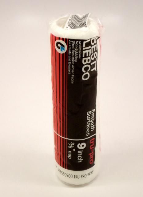 Bestt Liebco 508550900 9V55 Tru-Pro White Woven Roller Cover, 9" x 3/8"