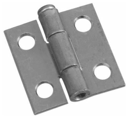 Stanley 348-987 Narrow Tight Pin Light-Duty Hinge, Stainless Steel, 2"