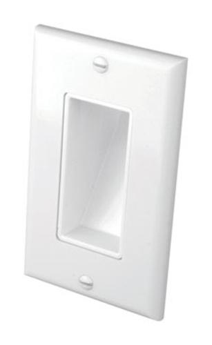 Monster 140679-00 Home Theater Wall Plate,1 Gang, White