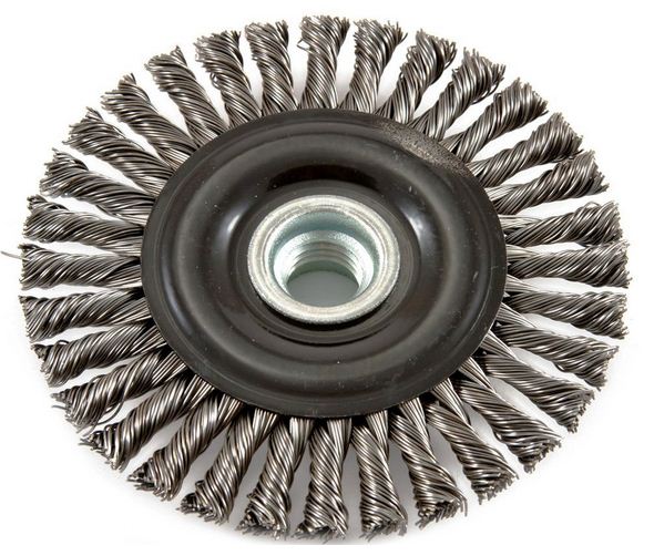 Forney 72846 Industrial Pro Stringer Bead Twist Knot Wire Wheel Brush