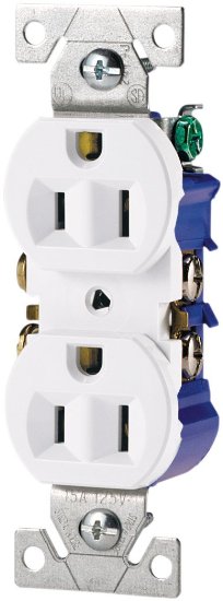 Grounded Duplex Receptacle, shop electrical parts & tool kits at low ...