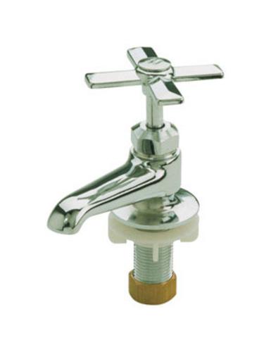 Mueller 120-003NLA Single Basin Hot/Cold Faucet, Chrome