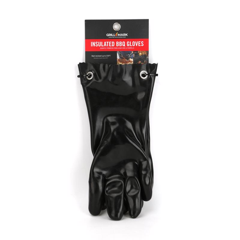 Grill Mark 40111ACE Grilling Glove, Black, Rubber