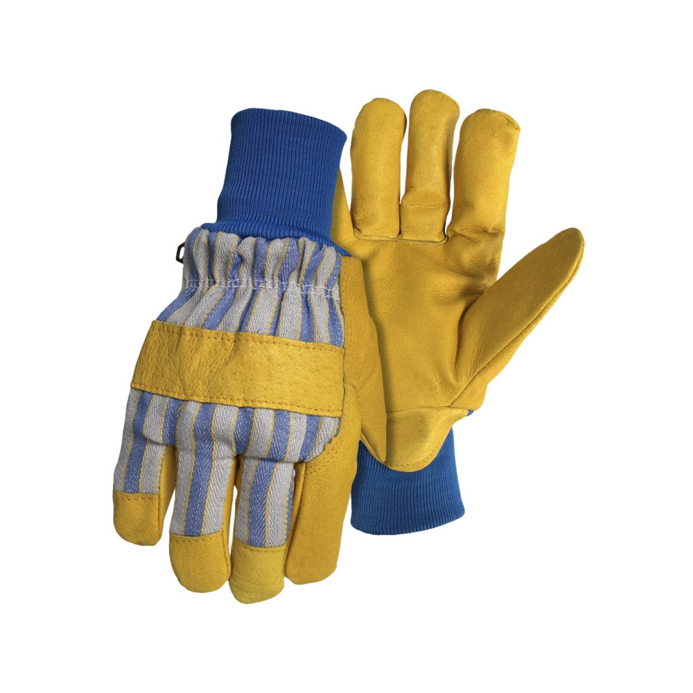 Boss 4341C Kids Poly-Insulated Grain Pigskin Leather Palm Gloves