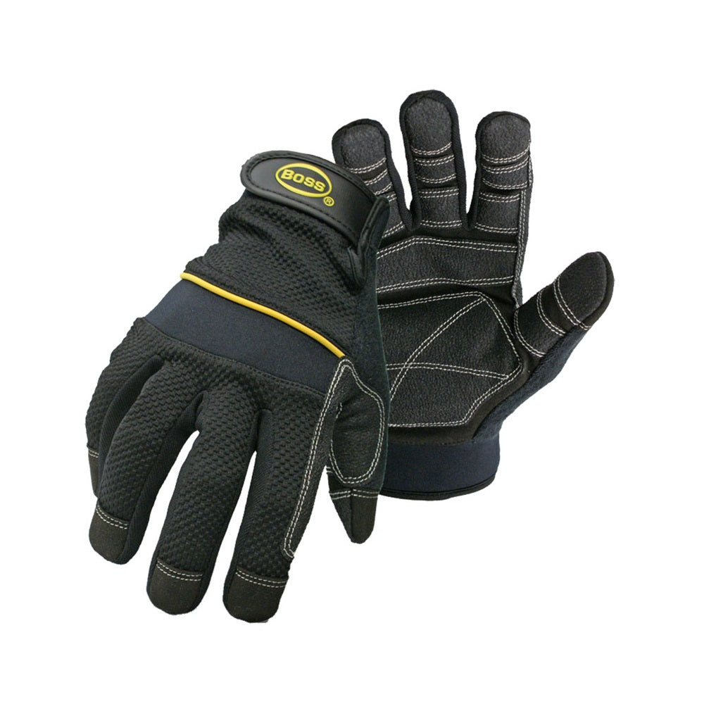 Boss 5202M Multi-Purpose Padded Knuckle Utility Glove, Medium