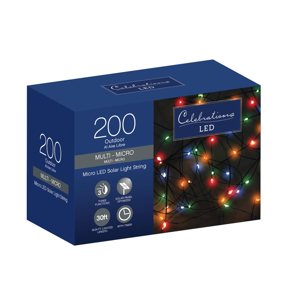 Celebrations 37200CMR1 Smart Living LED Micro Christmas Light Bulbs