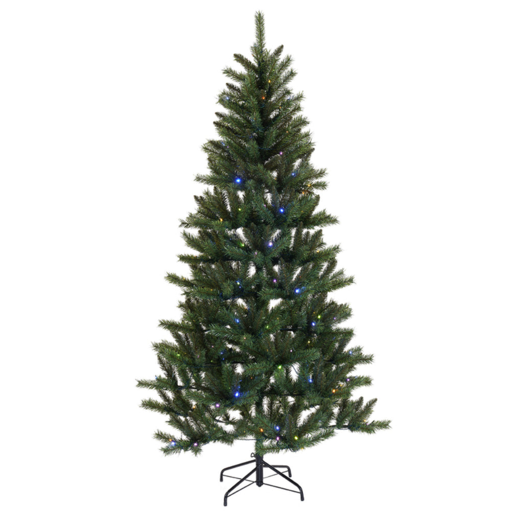 Celebrations KH66-613-200 Color Changing Artificial Christmas Tree, 6-1/2 ft