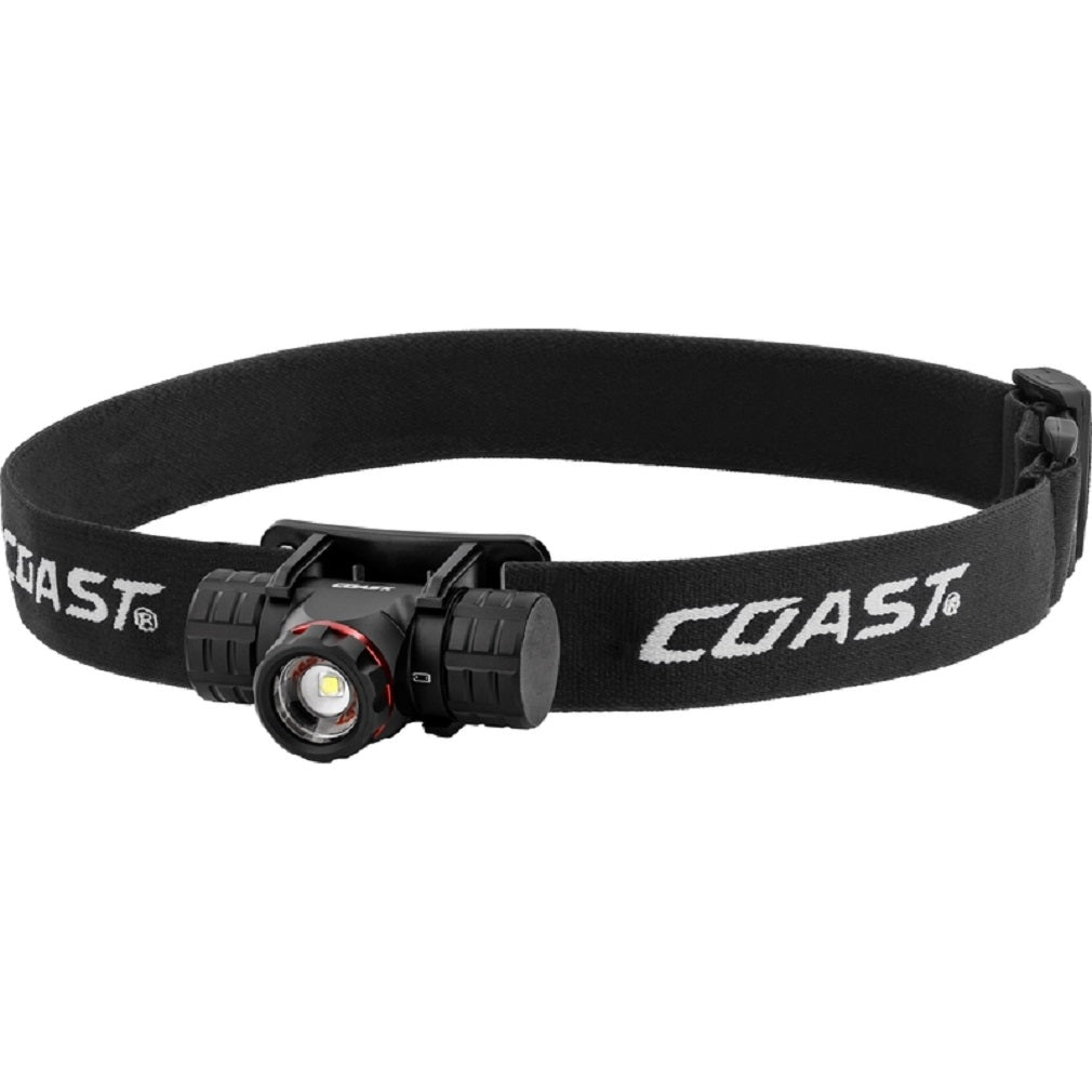 Coast 30333 XPH25R LED Head Lamp, Aluminum, Black