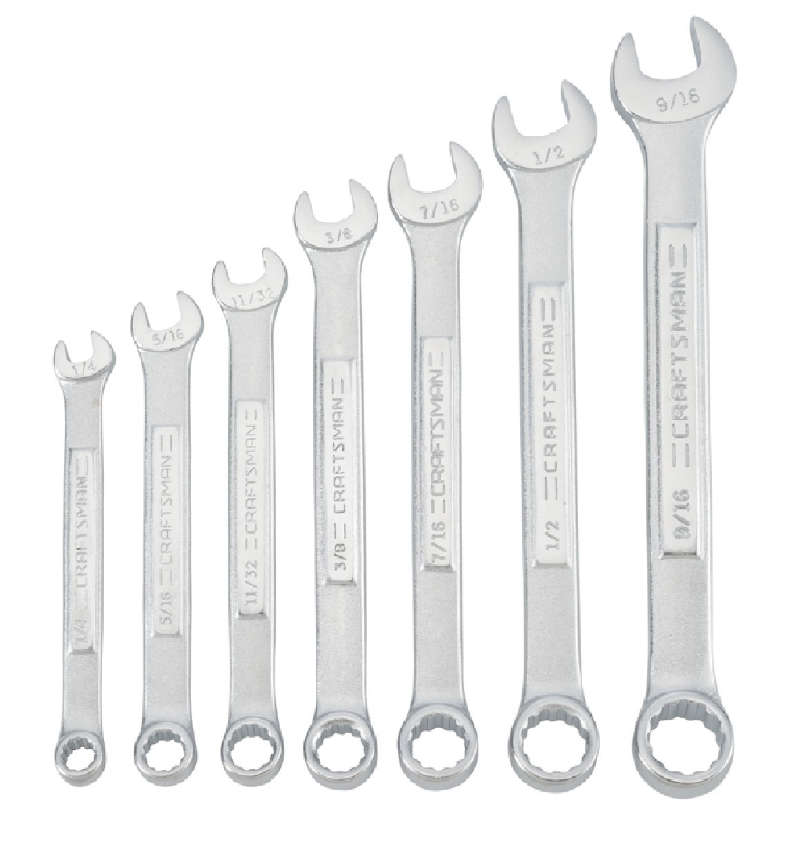 Craftsman CMMT21085 SAE Wrench Set, Silver